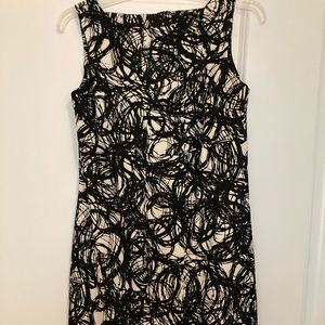 AB Studio black & white dress size 6